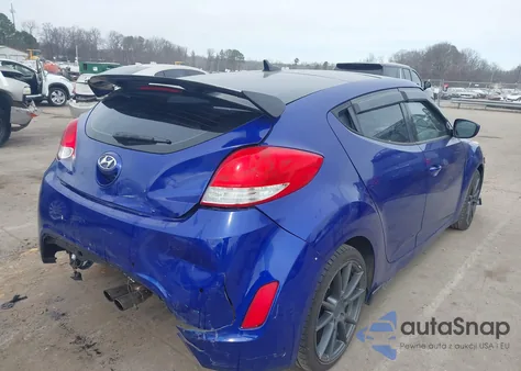 2012 Hyundai Veloster Base W/Gray z USA, uszkodzony, nr VIN KMHTC6AD5CU071390